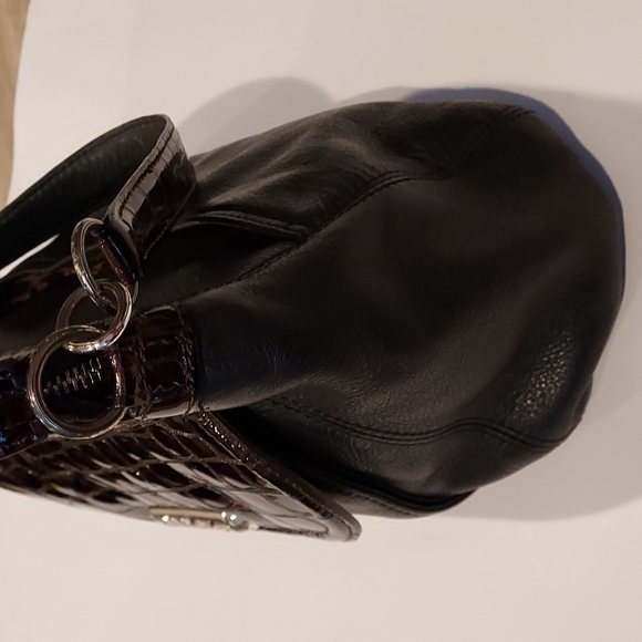 Women's Vintage Brighton #E593527 Black Pebble Leather Shoulder Handbag 💥💥 - Picture 9 of 16